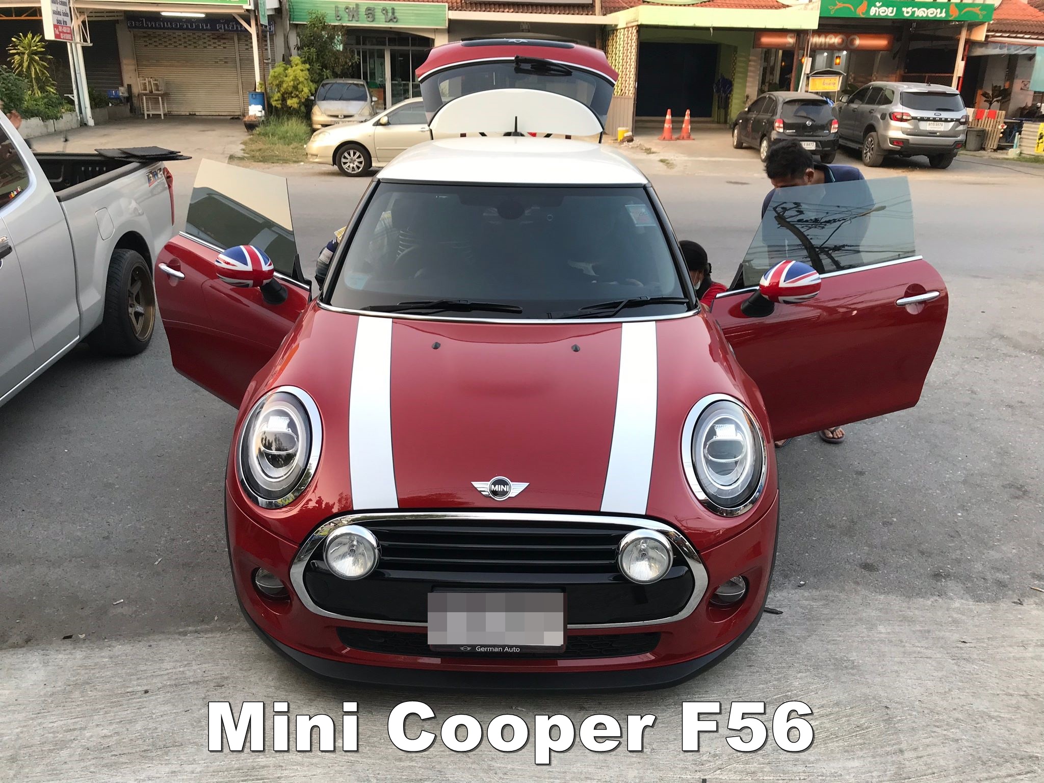 พรมรถยนต์ พรม6D ปูพื้น Mini Cooper F56 เข้ารูป