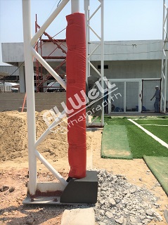 นวมกันกระแทกหุ้มเสา Column Padding