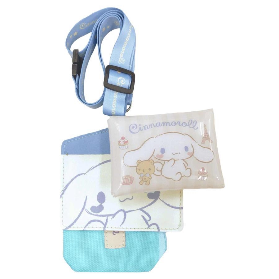 ชุดกระเป๋า Sanrio 3 in 1 (กระเป๋าใส่เหรียญ, กระเป๋ามินิ, card holder) ลาย Kuromi x My melody / Cinnamoroll