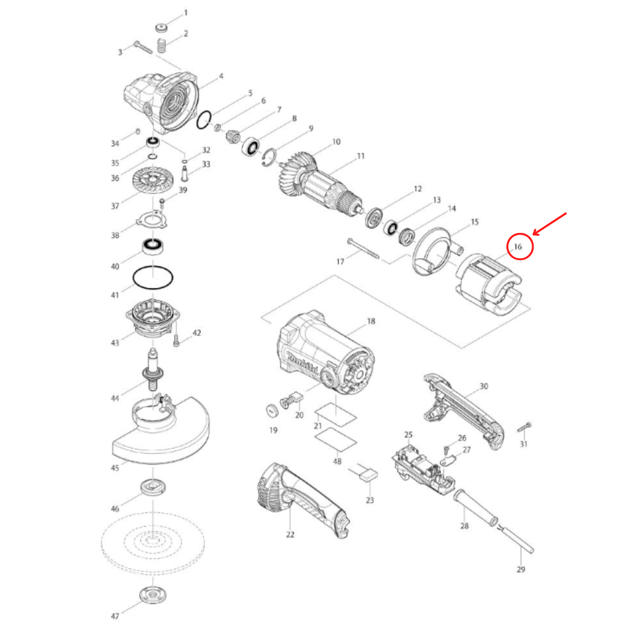 ฟิลคอยล์ GA7050 (GA9050) (แท้) ##(*)