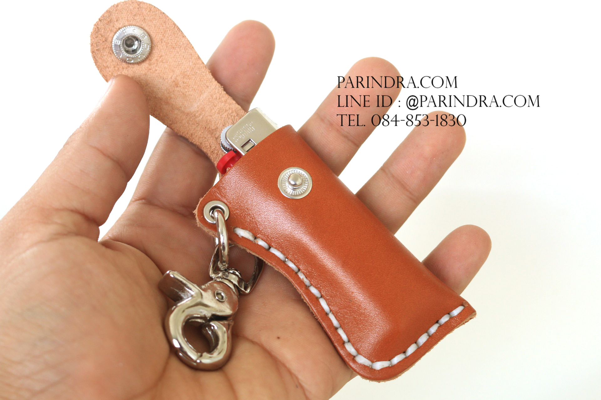 กระเป๋าหนังแท้ สำหรับใส่ไฟแช็ค 2