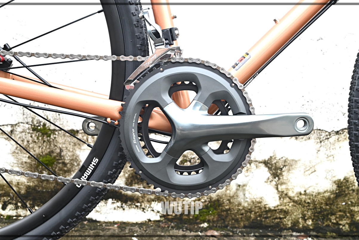 จักรยานเสือหมอบ DARKROCK WUTIP 700C Road bike Gravel bike, เฟรมโครโม่ เรโนล์ เกียร์ Tiagra 2*10 speeds