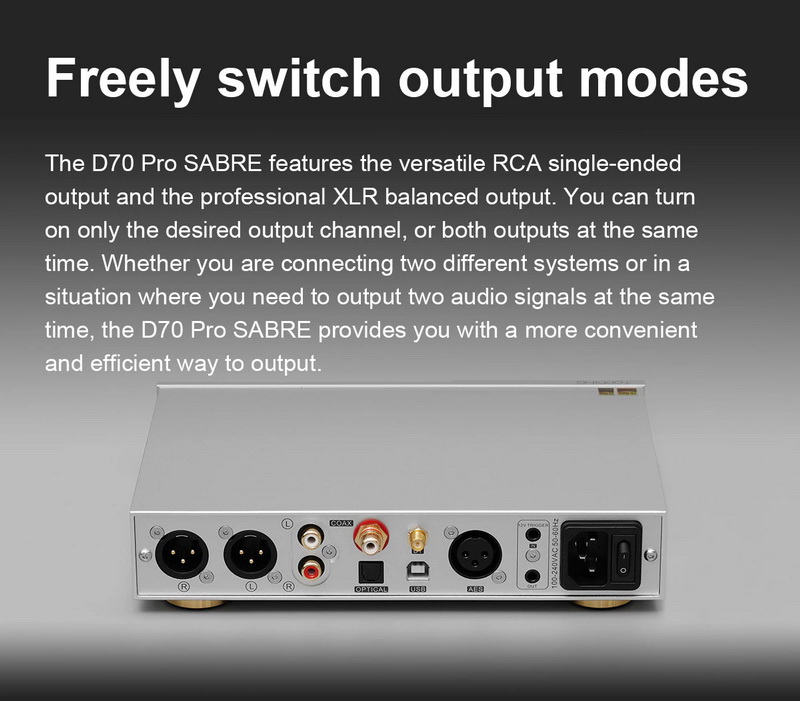 Topping D70 Pro SABRE DAC ตั้งโต๊ะ รองรับ Dual Hi-Res ประกันศูนย์ไทย