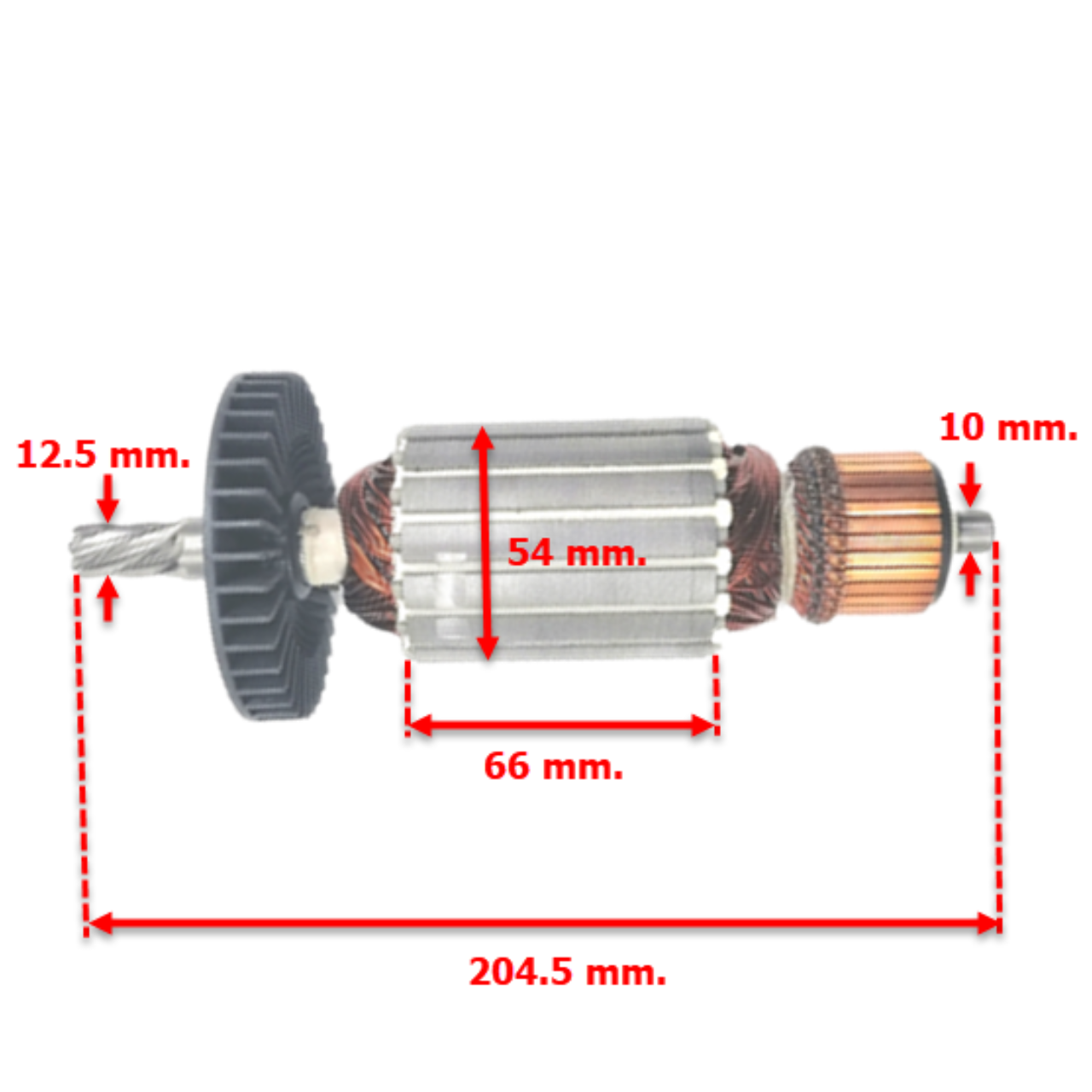 ทุ่น เครื่องตัดไฟเบอร์ Makita รุ่น LW1400, LW1401 (7ฟัน)