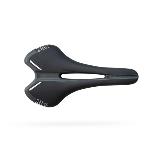 อานนั่ง PRO FALCON CRMO SADDLE , สีดำ, ขนาด 142MM/ 152MM. รางโครโม