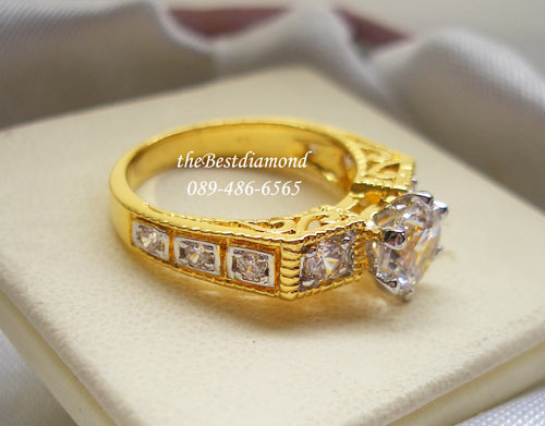 BR518+++แหวนเพชรชู style Old Luxury+++แหวนดีไซน์สวยหรู ดูดี แบบแนว ยุโรปๆค่ะ มีลายฉลุสวยงาม แบบหรูหรา ดูแบบผู้ดีอังกฤษ