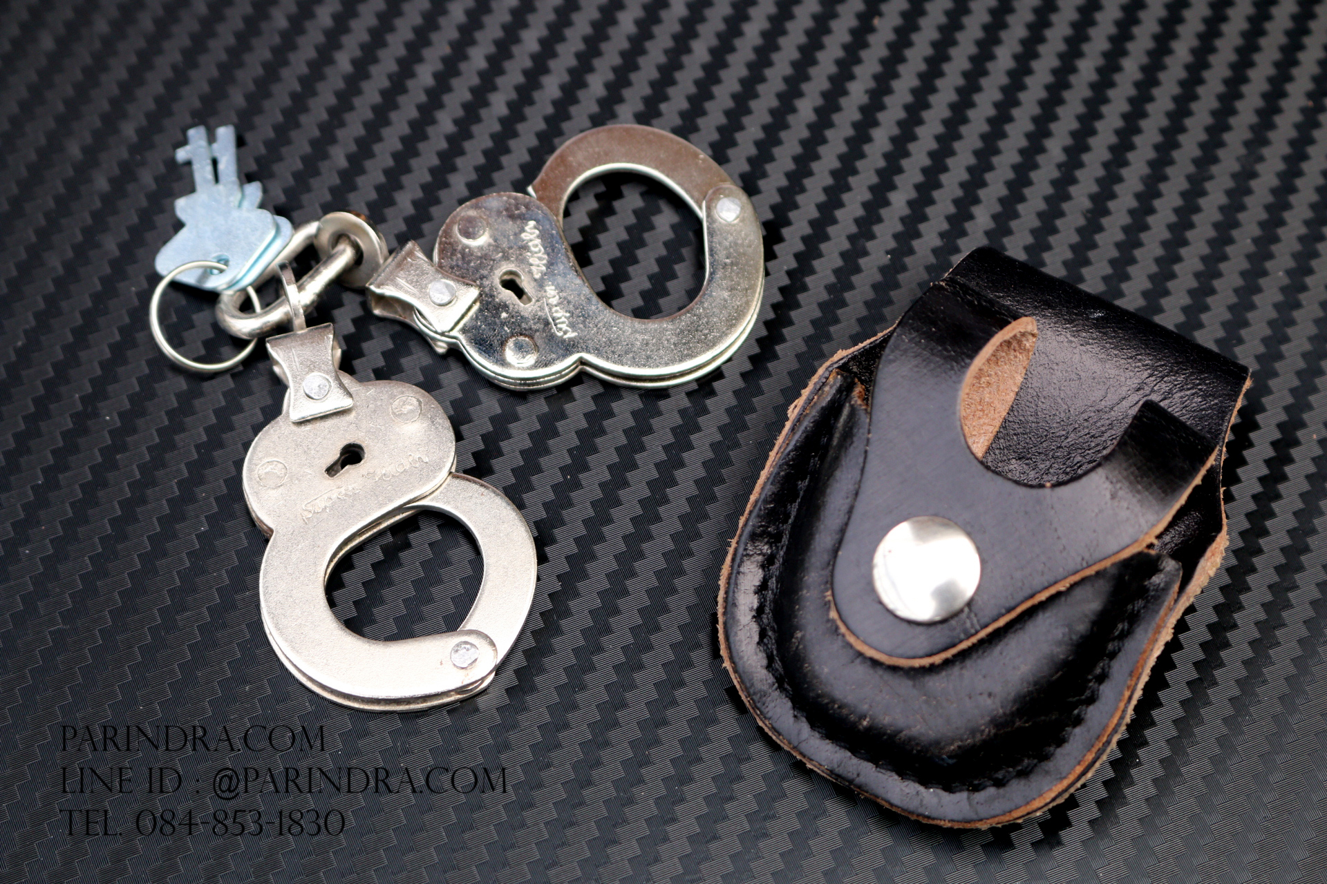 กุญแจนิ้ว ล๊อคนิ้วเท้า อย่างดี ทนทาน พร้อมซองหนังพกพา