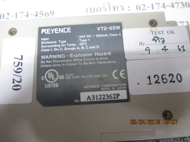 VT2-5SW HMI “ KEYENCE ”