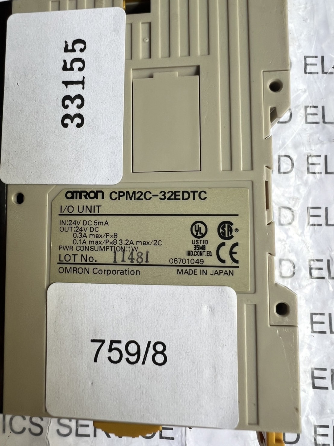 CPM2C-32EDTC PLC " OMRON "