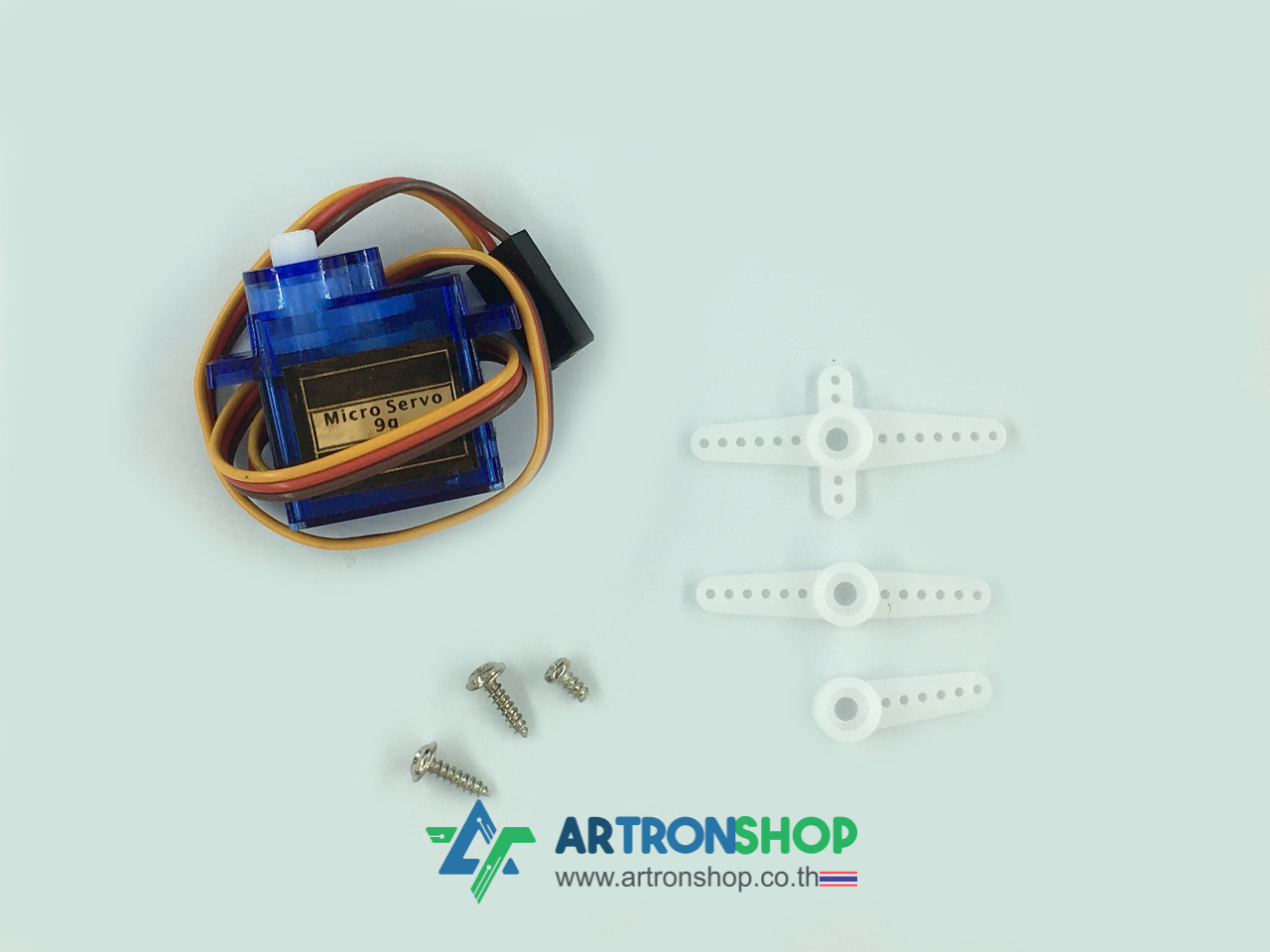 SG90 360 degree Micro Servo เซอร์โวมอเตอร์ SG90 หมุนได้ 360 องศา