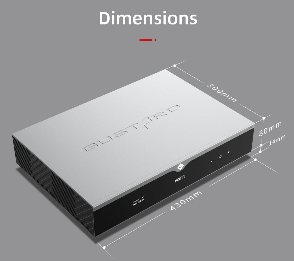GUSTARD R30 DAC แบบ R2R Discrete พร้อมระบบ Network Streaming ประกันศูนย์ไทย