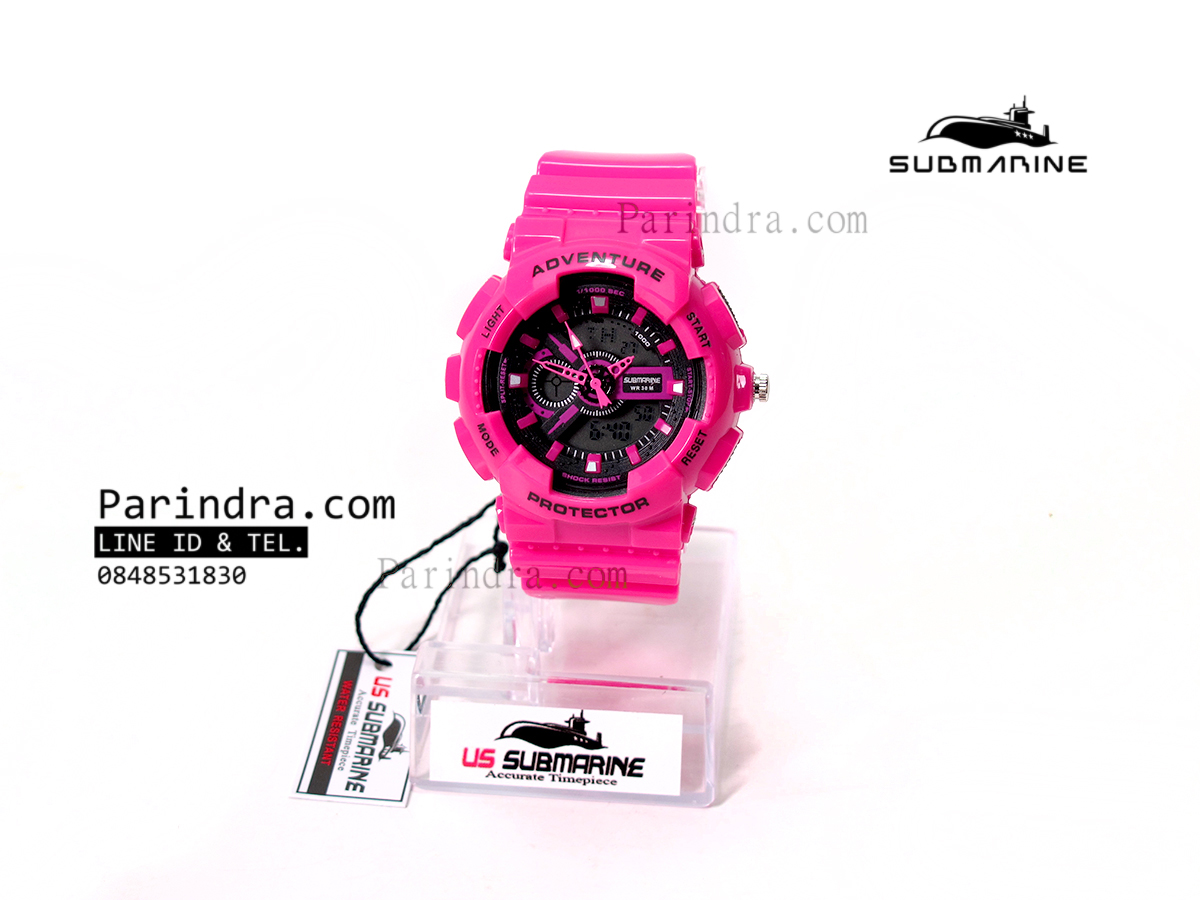 นาฬิกา US submarine Adventure Protector รุ่น TP3163L สีชมพูบานเย็น