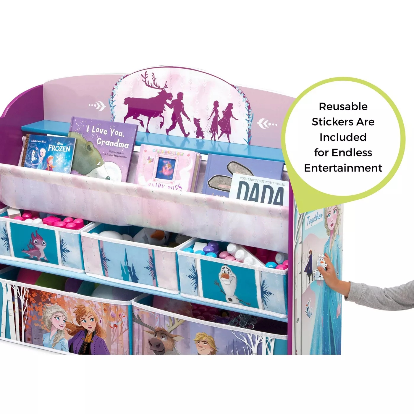 ชั้นเก็บของลาย โฟรเซ่น Disney Frozen Multi-Bin toy organizer ลิขสิทธิ์แท้ 100%