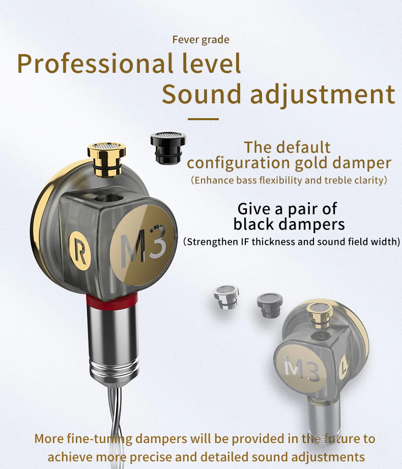 SMABAT M3Pro หูฟังเอียบัด พร้อมลูกเล่นถอดอัพเกรด ท่อนำเสียงได้