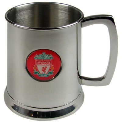 แก้วน้ำ สแตนเลส สตีล ที่ระลึก ลิเวอร์พูล ของแท้ 100% Liverpool FC. Stainless Steel Tankard ใช้ส่วนตัว เป็นของฝาก สะสม ที่ระลึก ของขวัญ แด่คนสำคัญ