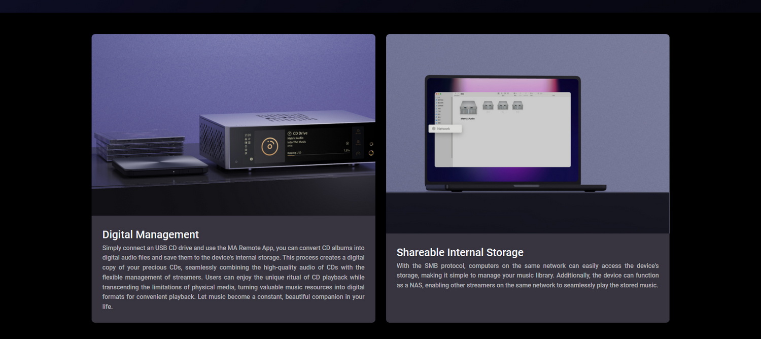 MATRIX Audio TS-1 สตรีมเมอร์ แบบ all-in-one สำหรับผู้ที่รักเสียงเพลง ประกันศูนย์ไทย