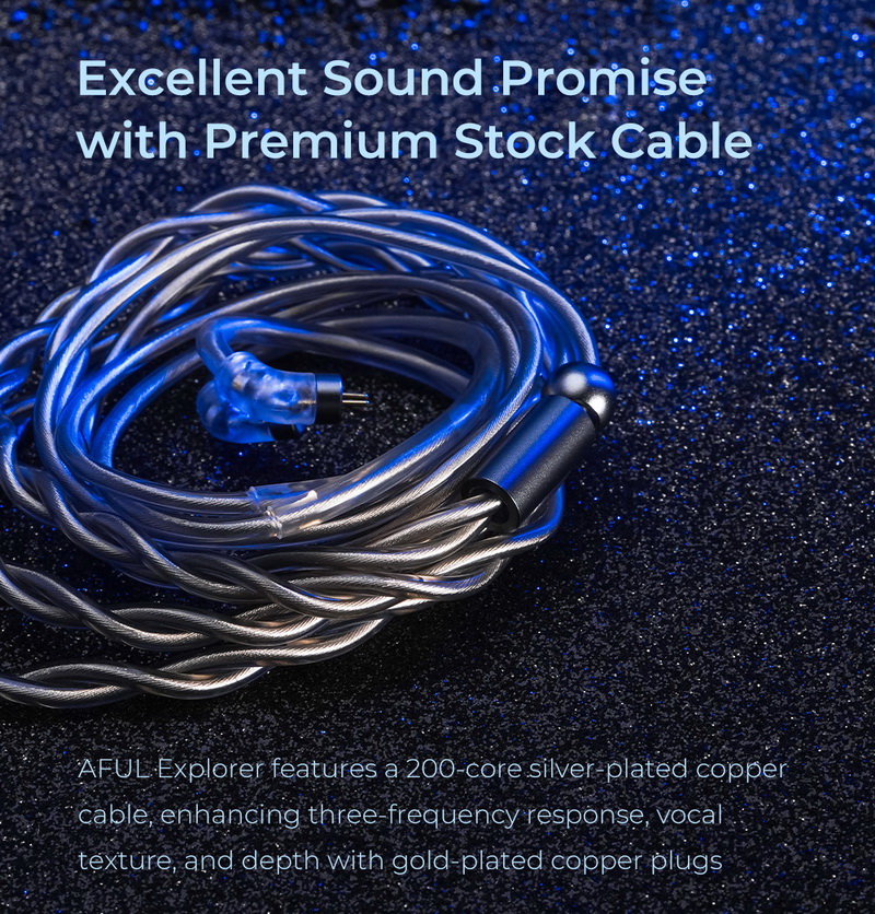 Aful Explorer หูฟัง IEMs Hybrid 3 ไดรเวอร์ 1DD+2BA ผลงานชิ้นเอก ประกันศูนย์ไทย