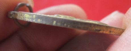 @@เหรียญสมเด็จเจ้าลาวทองวัดสวนหลวง อ.เมือง จ.นครศรีธรรมราช ปี2518 เนื้อกะหลั่ยทอง