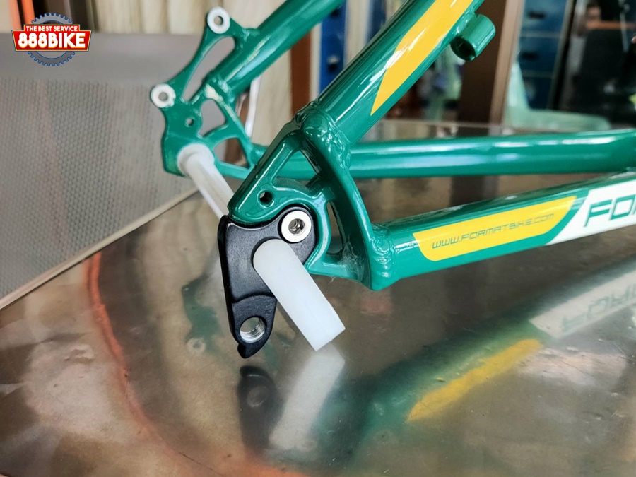 FRAMESET FORMAT DES66 27.5 เฟรมอลู คอตรง กระโหลกเกลียว แถมถ้วยคอ FSA เบาะ หลักอาน ดรอปเอ้าท์ (เฟรมแยกชิ้นส่วน)