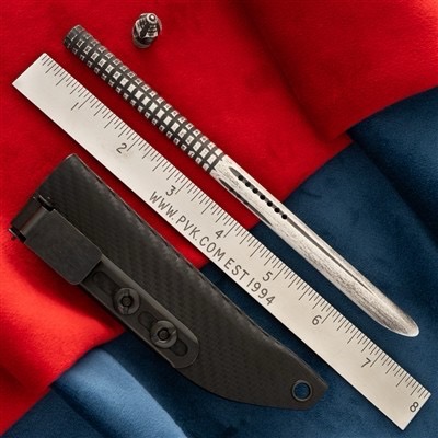 PVK Custom TAC-P Cerakote Distressed White, Self-Defense Emergency Tool