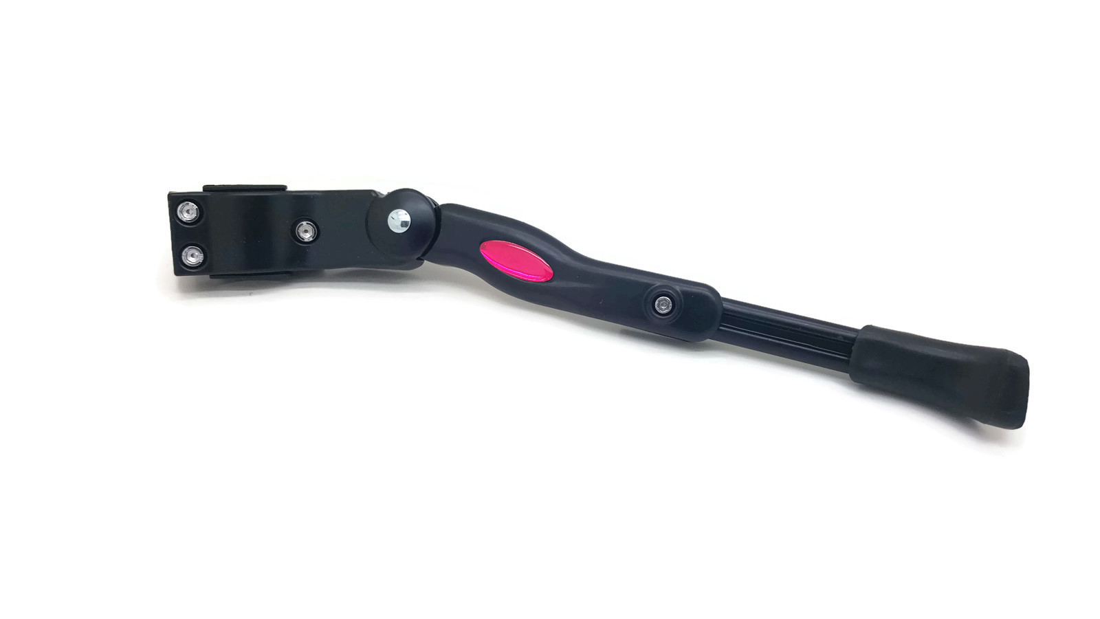 ขาตั้งอลูมิเนียม จับจุดเดียว ปรับระดับได้ สีดำ HS-001 ADJUSTABLE KICK STAND