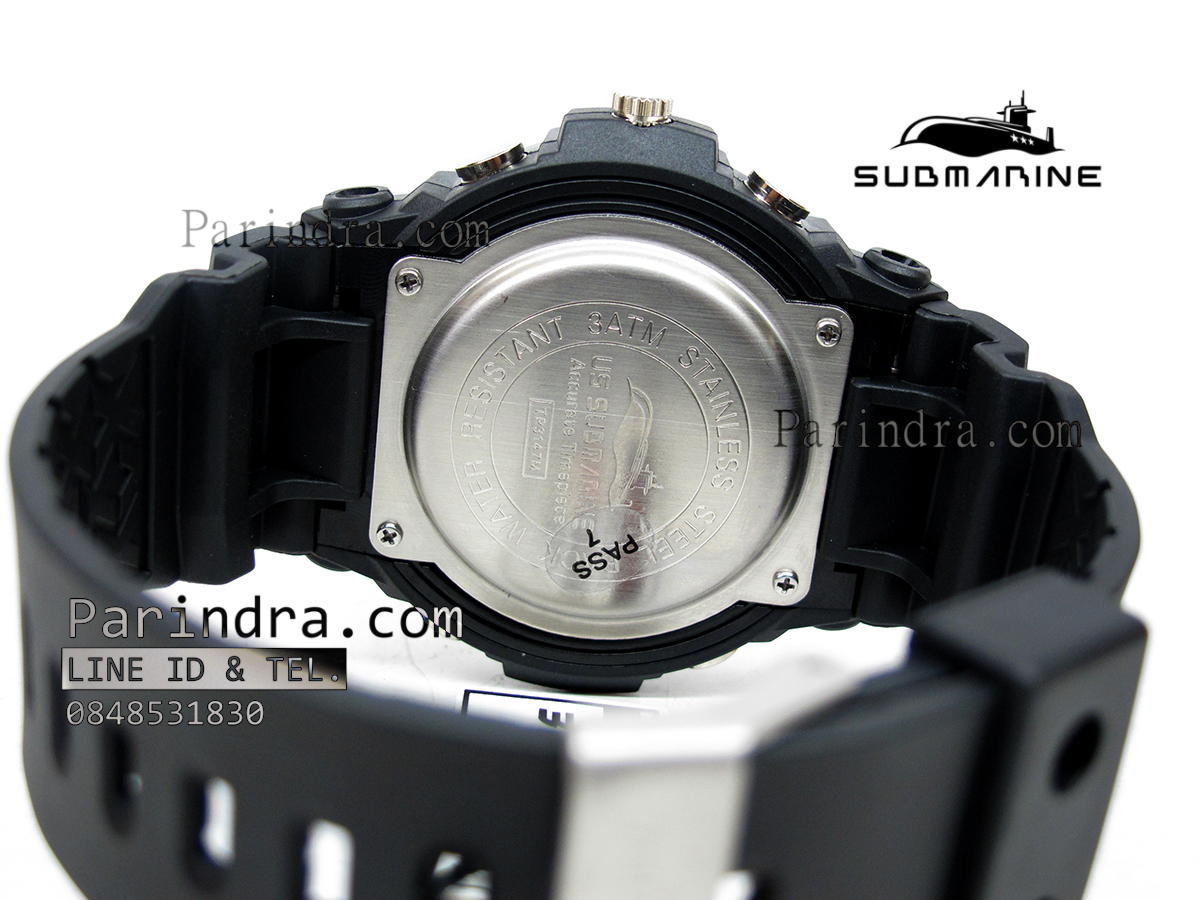 US submarine Protector รุ่น TP3147M สีดำตัดแดง