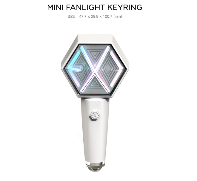 PRE.มินิบง EXO MINI FANLIGHT KEYRING (นำเข้า 14 - 30 วัน)