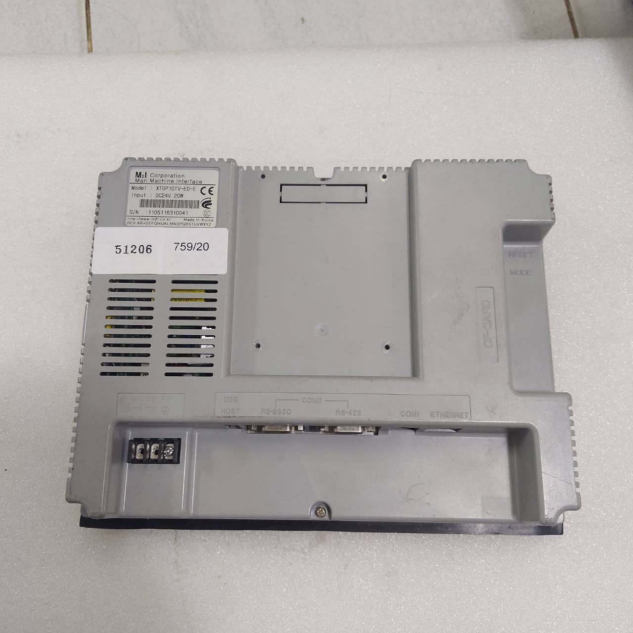 XTOP10TV-ED-E HMI " M2I "