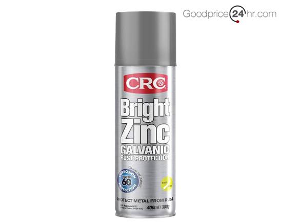 c-206. สังกะสีเหลว เคลือบป้องกันสนิม แบบกัลวาไนซ์ CRC Bright Zinc ขนาด 300 กรัม