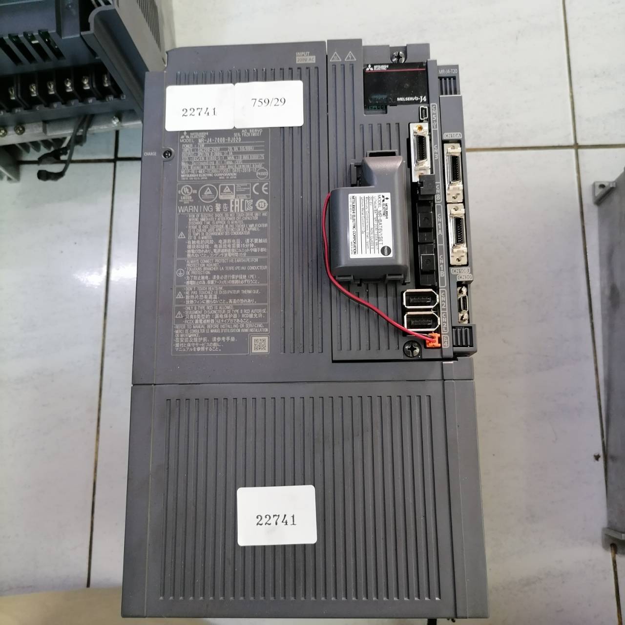 MR-J4-700B-RJ020 SERVO DRIVE “ MITSUBISHI ”