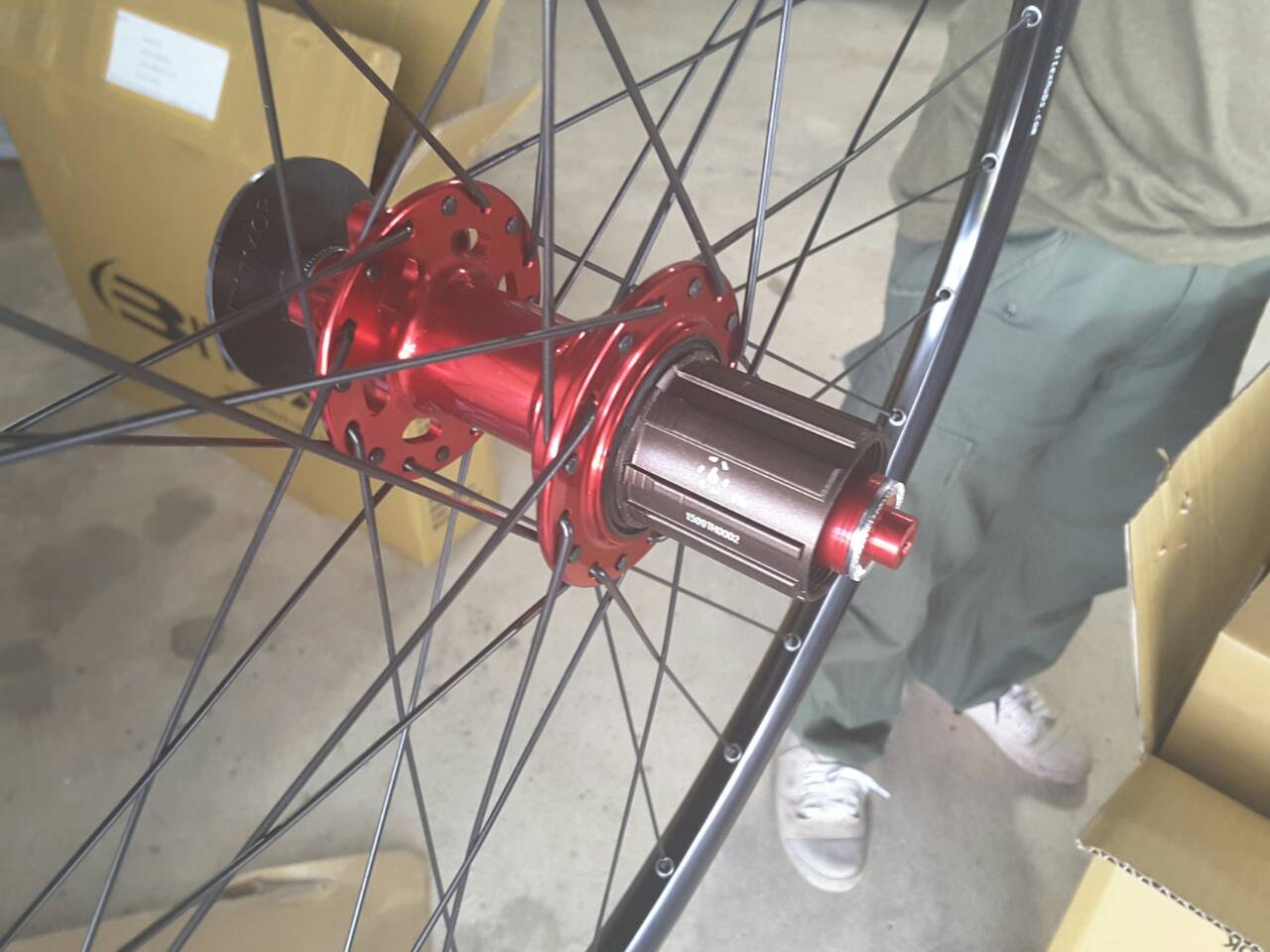 ชุดล้อเสือภูเขา Bitex 27.5"(650B) ,32/32 ดุมแดง ตัวเบา ซี่ลวด Double butted, BX-MTB-650B-XDPSR2016 รองรับแกน 9/15