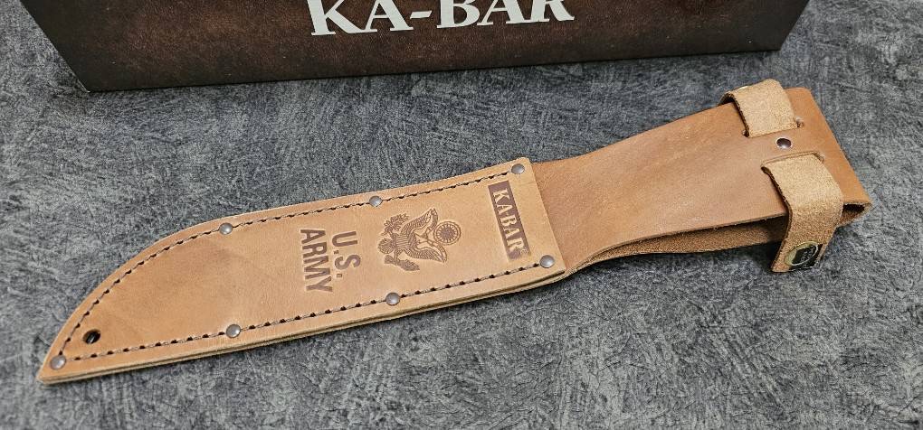 Ka-Bar Bowie Full Size US ARMY Operation Enduring Freedom Knife (7" Black)