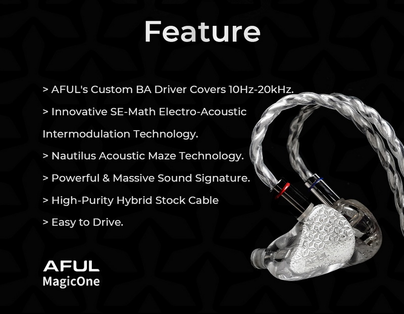 AFUL MagicOne หูฟัง IEMs ไดรเวอร์ Balanced ที่กำหนดเอง ประกันศูนย์ไทย