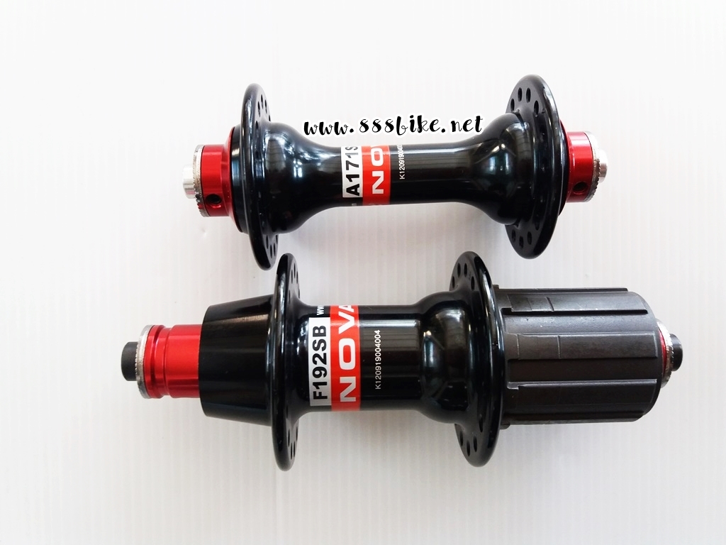 ดุมเสือภูเขา ดุมวีเบรค Novatech วีเบรค “ หน้า/หลัง v-brake โม่อลูฯ A171SB F192SB