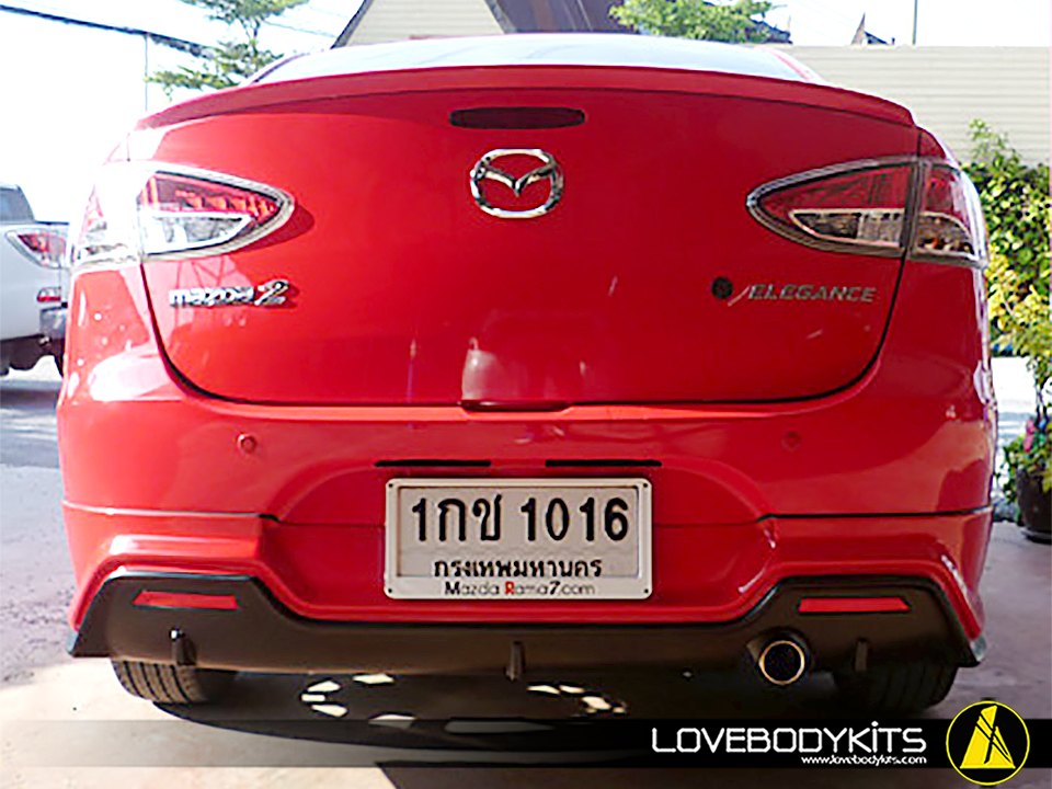 สเกิร์ตหลัง MAZDA 2 SEDAN LIMITED EDITION : 2011-2014 / 4 ประตู