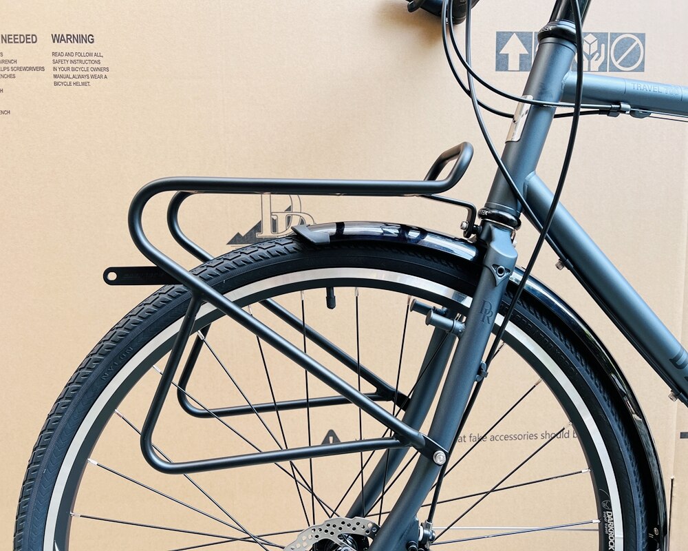 ตะแกรงหน้า DARKROCK อลูมิเนียมอัลลอย Front Rack Carrier Panniers สำหรับใส่กระเป๋ากระเป๋าเดินทางชั้นวางของ Trunk สำหรับจักรยาน Touring.