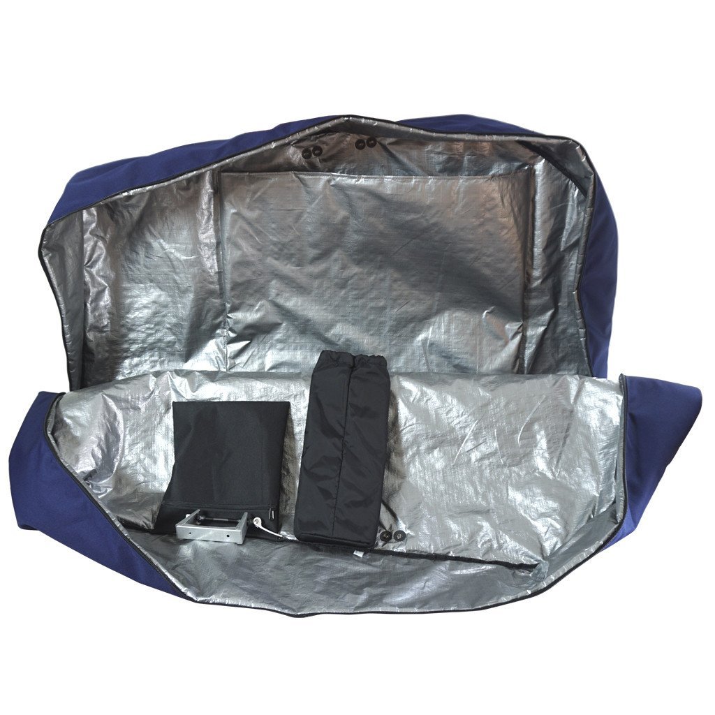 VINCITA TRAVEL BAG, B140AX กระเป๋าเดินทางสำหรับใส่จักรยาน (กระเป๋าใส่จักรยานแบบถอดล้อเดียว) มีสีดำและสีเทา