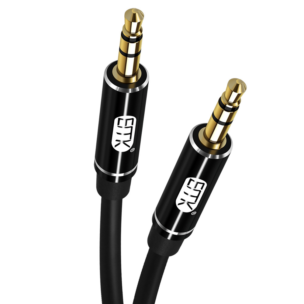 ERTK Black AUX สาย AUX 3.5 to 3.5 คุณภาพสูง ฉนวน TPU ยืนหยุ่นสูง ทนทาน ประกันศูนย์ไทย