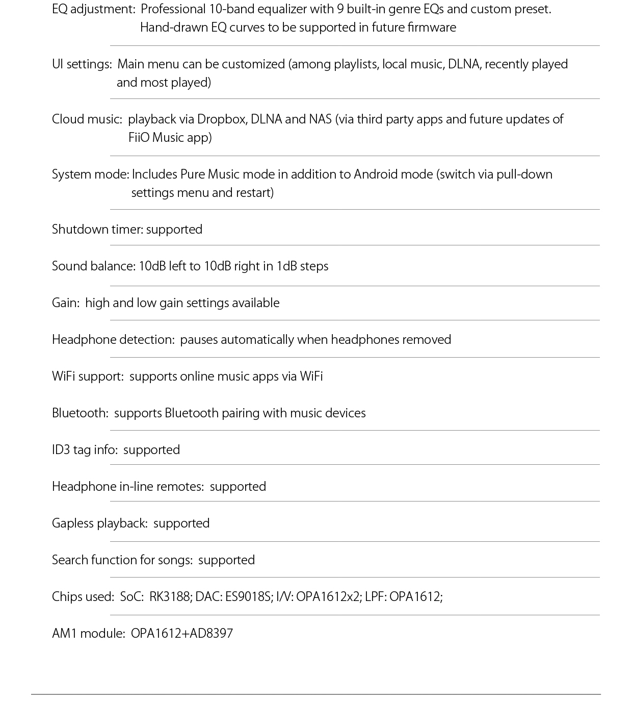 ขาย FiiO X7 Standard edition เครื่องเล่นพกพาระดับ Hi-End Android Music Player พร้อมถอดเปลี่ยนแอมป์เองได้