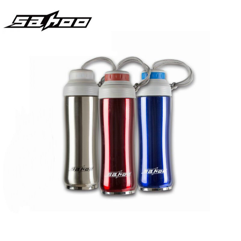 กระติกน้ำมิเนียม SAHOO STANDLESS STEEL WATER BOTTLE, 52263 ขนาด 350มล