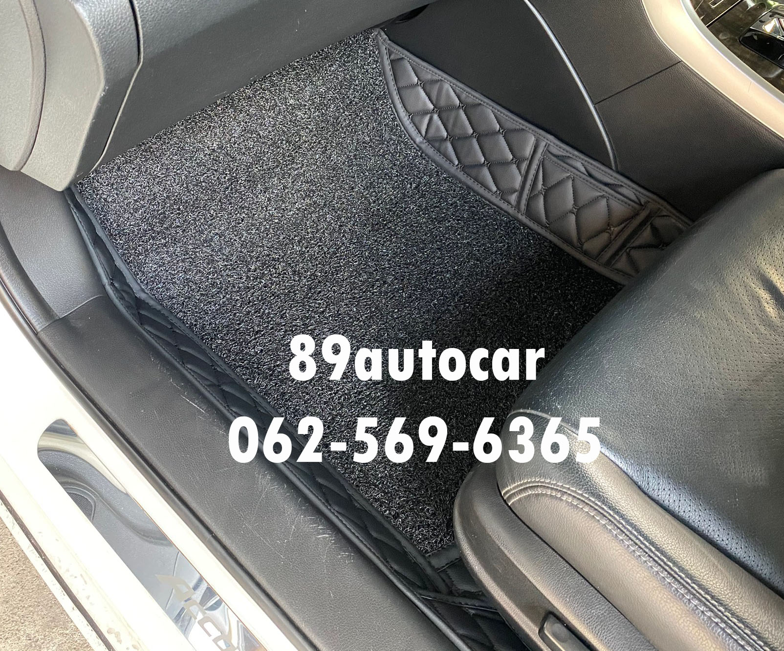 ขายพรมรถยนต์ Honda Accord G9 ปูพรม8D สีดำล้วน + พรมดักฝุ่นสีดำ