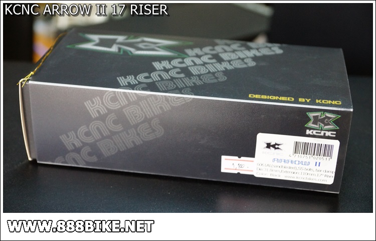 คอแฮนด์อัลลอยด์ KCNC ALLOW II 6061 AL, 110mm-130MM.. 17 Riser,Oversize