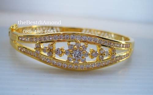 ++BB032+++กำไลเพชรโคลนนิ่ง Luxury style+++หรูหรา ดูดี มีรสนิยม แบบเหมือนร้านจิวเลยค่ะ งานสวยสุดๆๆ เพชรงามวิ๊งๆ ใส่แล้วเริ่ดแน่นอน