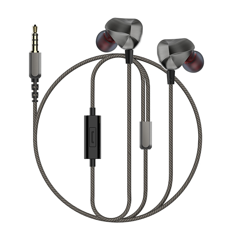 ขาย Auglamour F100 หูฟังบอดี้เหล็ก พร้อมไมค์ รองรับ Smart phone