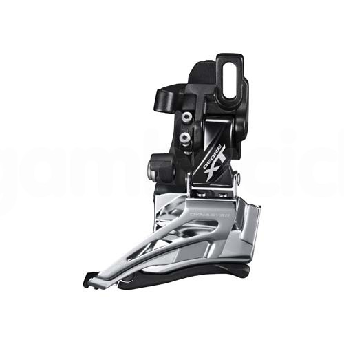 สับจาน XT, FD-M8025-D, 11-SPD, จาน 2 ชั้น, ไดเรคเมาท์, รัดบน, Dual-Pull