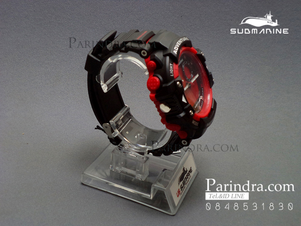 นาฬิกา US submarine TP3168M ดำ-แดง