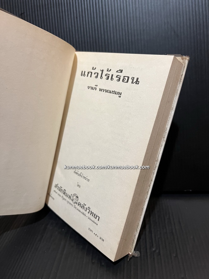 แก้วไร้เรือน ( เล่มเดียวจบ ) ผลงานของ จามรี พรรณชมพู