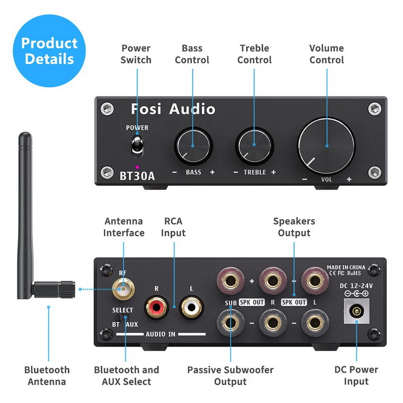 Fosi Audio BT30A