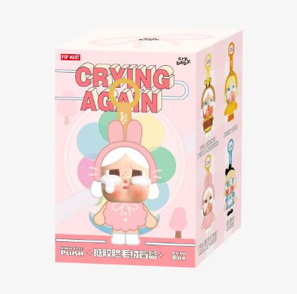 PRE. พวงกุญแจ CRYBABY Crying Again Series-Vinyl Face Plush ของแท้ 100% - (รอนำเข้า 9-14 วัน)