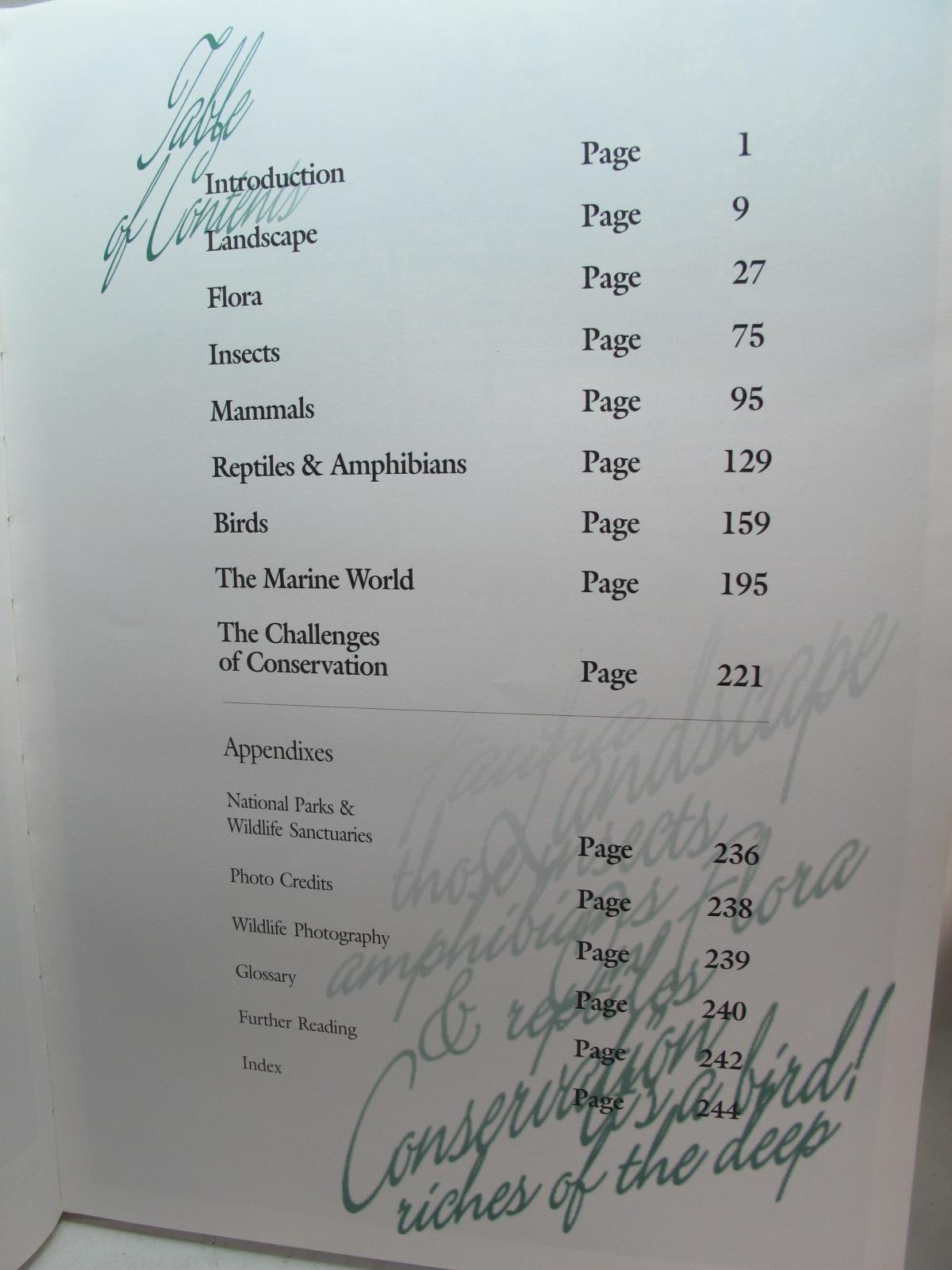 หนังสือภาพสีพืชและสัตว์ที่กำลังจะสูญพันธุ์ในประเทศไทย Thailand's Vanishing Flora & Fauna